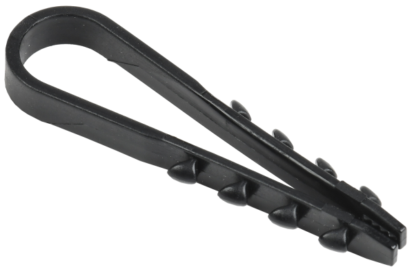 Дюбель-хомут 5-10мм нейлон черный (100шт) IEK