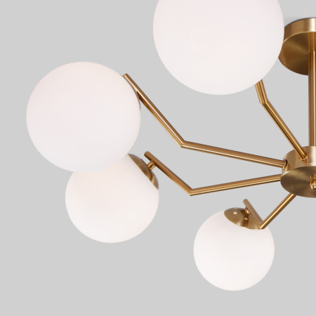 Потолочная люстра 8*E27 60Вт латунь IP20 Frost (70154/8 латунь) Eurosvet