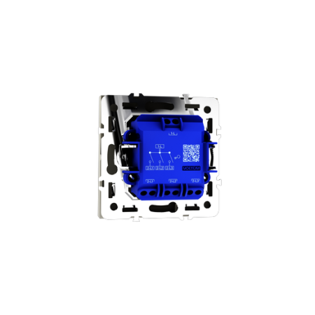 Выключатель встраиваемый Voltum S70 трехклавишный 10А, (шелк)