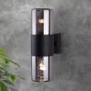 Уличный настенный светильник 2*E27 черный IP54 Roil (a055636) Elektrostandard