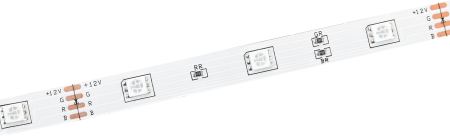 Лента светодиодная 5м LSR-5050RGB30-7,2-IP20-12В IEK