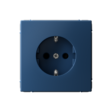ARTGALLERY РОЗЕТКА с заземлением со шторками, 16А, механизм, АКВАМАРИН Systeme Electric