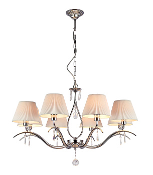 Люстра 8*E14 40Вт Никель IP20 Talia MOD334-PL-08-N Maytoni