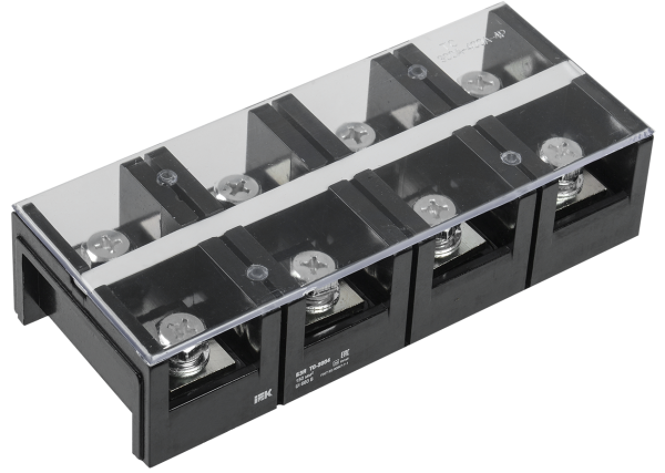 Блок зажимов наборный БЗН ТС-603 16мм2 60A 3 пары IEK