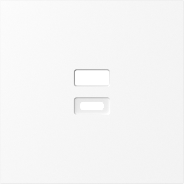 Donel S08 глянцевый белый накладка для розеток USB, серия DB