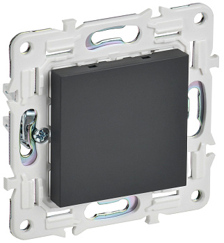 SKANDY Заглушка с суппортом SK-C01G графит IEK