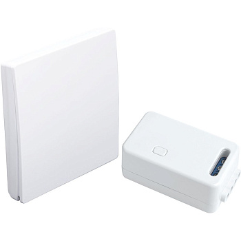 Выключатель беспроводной FERON TM181 230V 500W 1кл с радиочастотным контроллером LD100, белый