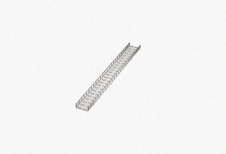 Лоток замковый перфорированный ЛМЗ 250х150х3000 УТ1,5, горячее цинкование, S1,5