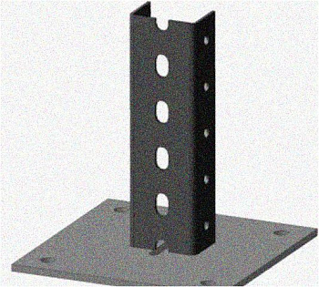 Стойка напольная (потолочная) СНП600 УХЛ1,горячее цинкование, S2,5