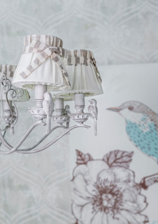 Люстра 8*E14 40Вт Белый Антик IP20 Bird ARM013-08-W Maytoni