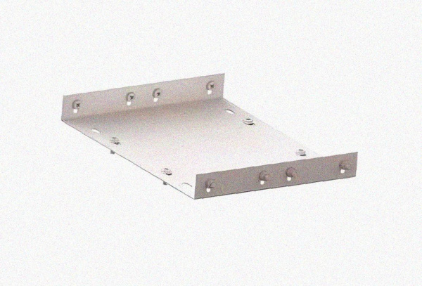 Соединитель лотковый замковый СЛЗ-400х60х1,0 УХЛ1, горячее цинкование, S1,0