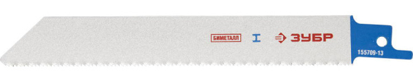 Полотно "ЭКСПЕРТ" S922EF для сабельной эл. ножовки Bi-Met,тонколист,профил металл, нерж.сталь,цв. металл 130/1,4мм ЗУБР