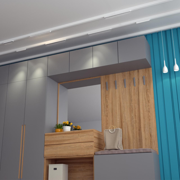 Трековый св-к для низков.шинопровода IP20 LED 4000K 12W 48V FLUM белый G NOVOTECH