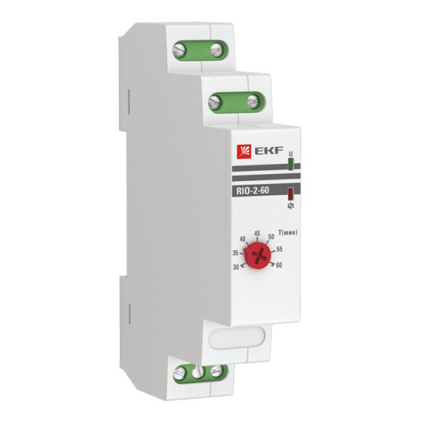 Импульсное реле с задержкой отключения RIO-2-60 (30-60 мин) PROxima EKF