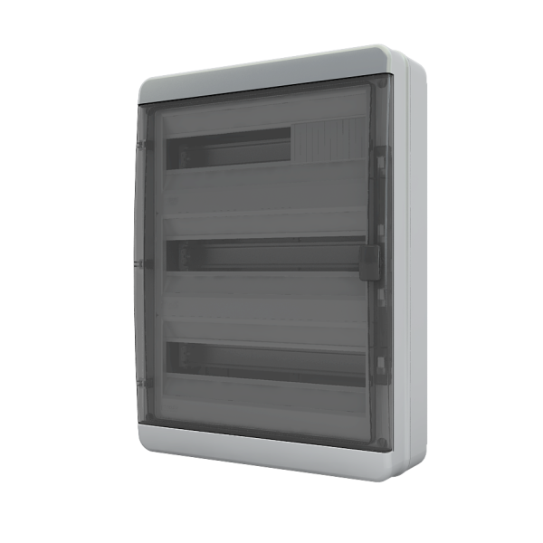 Щит навесной ЩРН-П 54 мод. черная крышка IP65 BNK 65-54-1 Tekfor