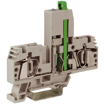 HMF.4/L48, держатель предохранителя, 4 кв.мм, серый с микросхемой LED 48 В DKC