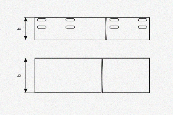 Лоток глухой ЛМГ 80х80х2000 УТ1,5, горячее цинкование, S1,0