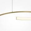 Подвесной светильник LED 31Вт Латунь IP20 Curve MOD242PL-L33BSK Maytoni