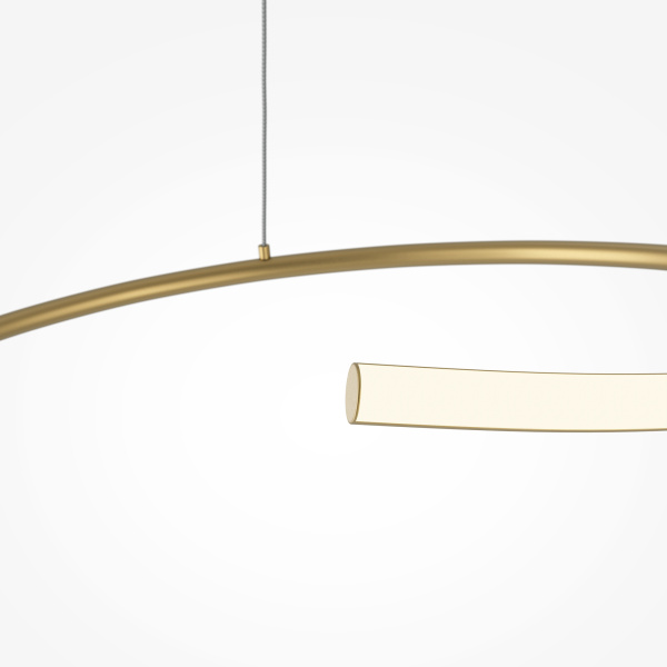 Подвесной светильник LED 31Вт Латунь IP20 Curve MOD242PL-L33BSK Maytoni
