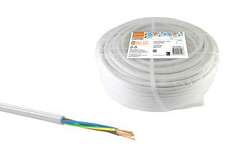 Провод ПВСмб 5х2,5 (50м), белый Народный