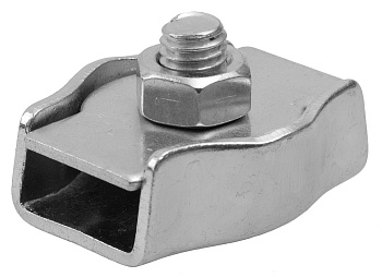 Зажим троса одинарный, 5мм, 75 шт, оцинкованный, ЗУБР