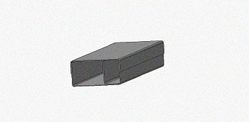 Лоток ЛМ60.30 УТ1,5, с разъеденителем и крышкой, оцинкованный лист, S0,8