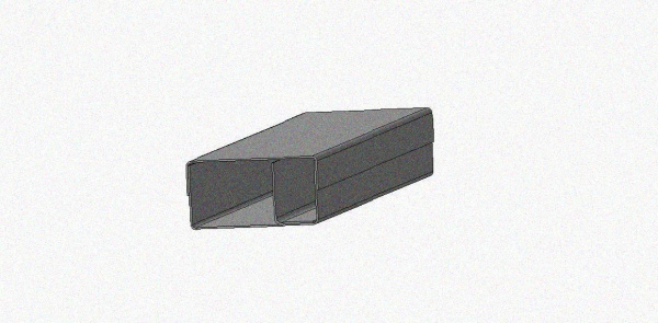 Лоток ЛМ60.30 УТ1,5, с разъеденителем и крышкой, оцинкованный лист, S0,8
