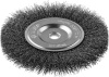 Профессионал. Щетка дисковая для точильно-шлифовального станка, витая стальная проволока 0,3мм, 150х12,7мм ЗУБР