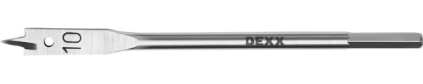 10x152мм, сверло перовое по дереву, шестигранный хвостовик DEXX