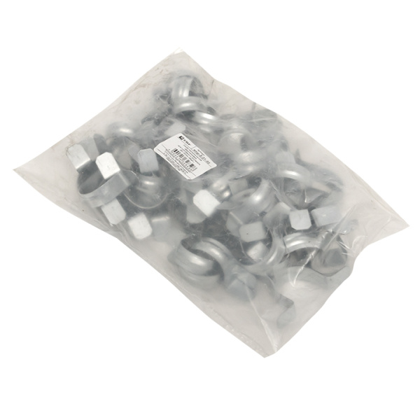 Скоба металлическая двухлапковая для монтаж, пистолета d31-32 мм (50 шт) PROxima EKF