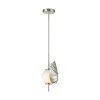 Подвес E14 1*40W JUNGLE серебристый/белый/стекло B ODEON LIGHT