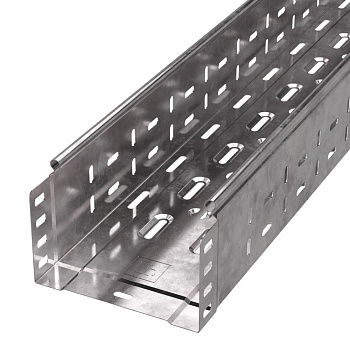 Лоток перфорированный Стандарт 150х100х3000 (1,0 мм) (6 м/уп) Промрукав