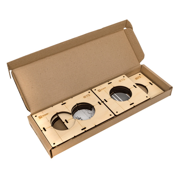 Комплект шаблонов для подрозетников диаметром 82 мм Expert EKF