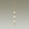 Подвес G9 3*5W LAZIA бронзовый/прозрачный/стекло ODEON LIGHT