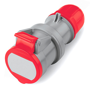 Розетка кабельная с безвинтовыми клеммами IP44 16A 3P+E 400В DKC