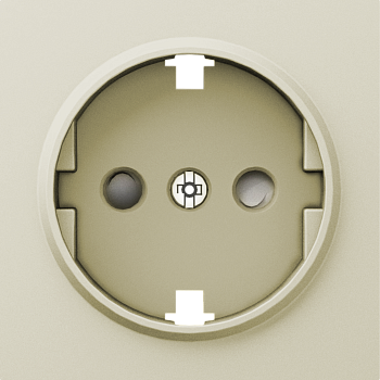 Donel A07 шампань накладка для розетки Schuko с заземлением, со шторками 16A 250 В~,серия DB