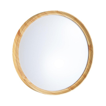 Св-к пластик/белый/под дерево LED 48Вт 3000-6500 D390 IP43 пульт ДУ/LampSmart WOODI SONEX