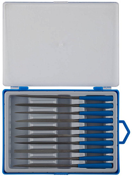 Профи набор надфилей 10 шт 140 мм, в боксе ЗУБР