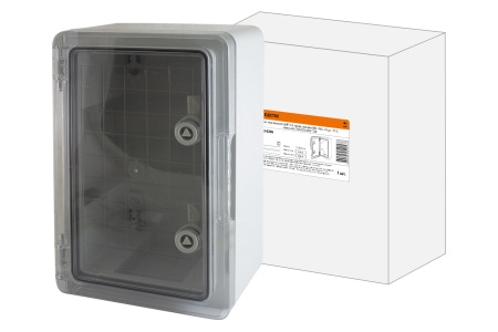 Щит пластиковый ЩМП-0-8, прозр., крышка ABS, IP65, -45 до +75 С, навесной, (700x500x250) TDM