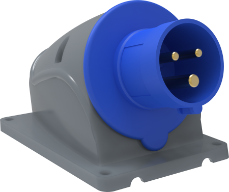 Вилка стационарная ССИ-513 16А-6ч/200-250В 2P+PE IP44 MAGNUM IEK