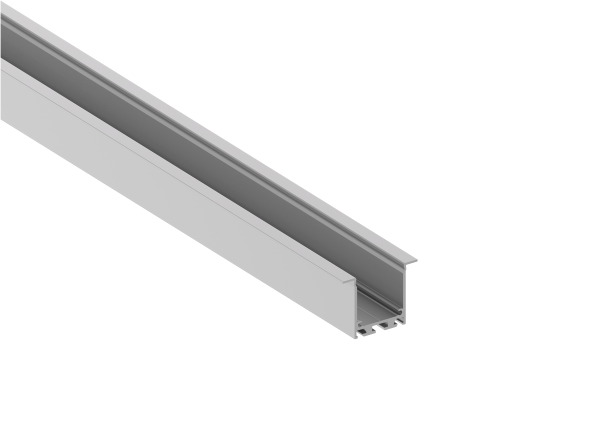 Donel врезной алюминиевый профиль, 47,2х35х2000. Цвет: Анодированное серебро,Серия:DN8ALE