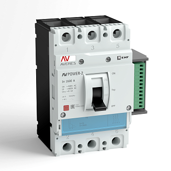 Выключатель автоматический AV POWER-5/3 1600А 70кА ETU6,0 AVERES EKF