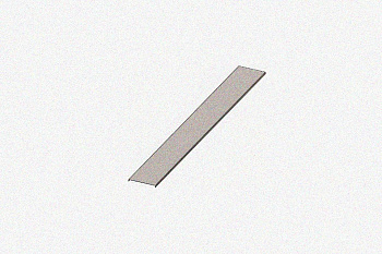 Крышка лотка КЛ 400х3000 УТ1,5, оцинкованный лист, S0,7