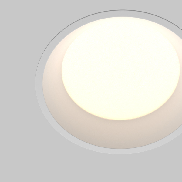 Встраиваемый светильник LED 12Вт Белый IP44 Downlight DL055-12W3-4-6K-W Technical Maytoni
