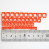 Маркер кабельный наборный "0-9" STEKKER 4 мм² CBMR-MKN4 (100шт/упак - 10 отрез. по 10 шт.)