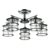 Люстра потолочная E27 5*60W 220V ROTONDUM хром LUMION