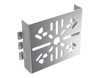 Увеличенная монтажная плата 130х145 перфорированная DKC