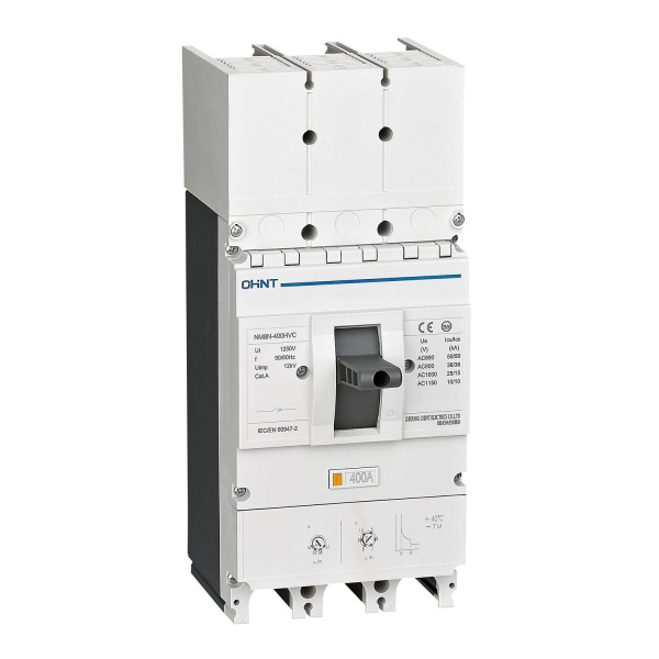 Выключатель автоматический NM8N-400HVC TM 3П 400А 36кА с рег. термомаг. расцепителем CHINT