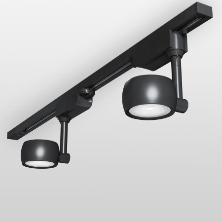 Трековый светодиодный светильник для однофазного шинопровода 12Вт 4200К черный IP20 Oriol (a047368) Elektrostandard
