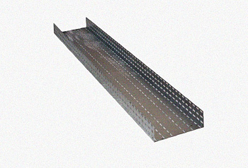 Лоток перфорированный ЛМ 200х60х3000 УТ1,5, оцинкованный лист, S1,5
